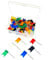 JZK 100 x Mehrfarbige Flagge Kopf Push Pins Karte Nagel Pinnadeln mit Box, für Kork Bulletin Board Karte Tafel Anschlagtafel Korkenbrett Pinnwand