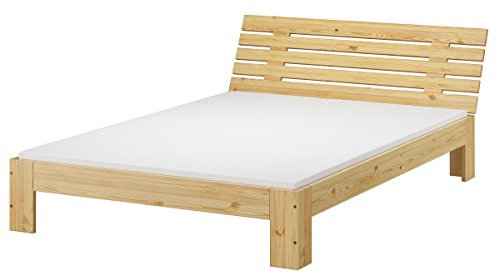 Erst-Holz® Französisches Bett 140 x 200 cm Kiefer massiv mit Rollrost 60.67-14-Tina M
