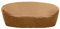 Premium Abdeckplane Sonneninsel Rund Ø 185x85 cm Holzbank Gartenmöbel Gartentisch Hülle Abdeckung Haube Schutzhülle Abdeckhaube 900 D, 500 g/m², 6.000 mm Wasserbeständigkeit Kaffe Latte