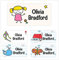 Pack of 45 Cartoon Figures Personalised Name Stickers for Water Bottles (40 x 20 mm) Self Adhesive Waterproof Name Labels for Water Bottles Lunch Boxes Stickers Limited