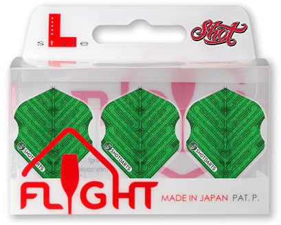 Shot! L-Style EZ L1 Standard Shape Manu Green Dart Flight Set