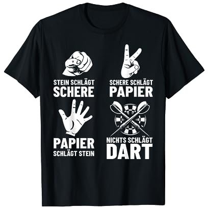 Dart Deko Dartspieler Kostüm Dartmannschaft Dart T-Shirt