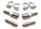2 Sets of Inline Quick Release Coupling/Fitting For 8mm I/D Propane/Butane Gas Hose + Hose Clips - Ideal for Gas BBQ - Patio Heater, Camping Gas Cookers
