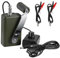 Generador de manivela manual, 30 W, 0 – 28 V, para exteriores, portátil, dinamo, impermeable, cargador de emergencia CC para cargar teléfonos móviles con conector USB