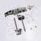 Fanmitrk Metal Toilet Seat Hinge-Stainless Steel Toilet Seat Fittings,Replacemetal Hinge with Fittings and Repair Parts, for Most Wooden Seat (BXG02)