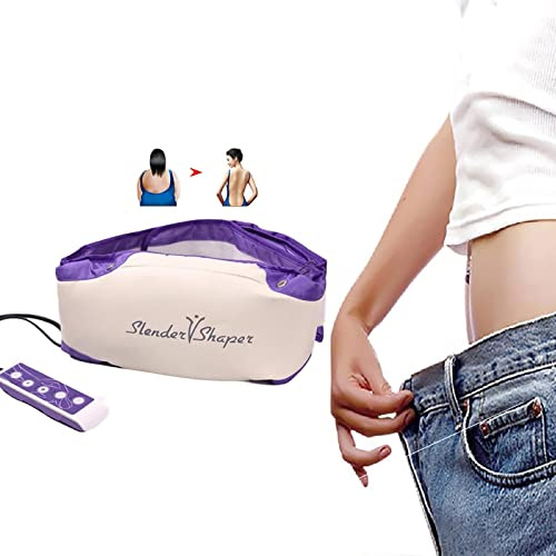 TROONZ Cinturón de Adelgazamiento Eléctrico, Cinturón de Fitness Multifunción con Sistema de Calor Quema Grasa para Abdominal/Espalda/Lumbar/Pantorrilla/Nalgas