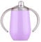 Varsany Childrens Sippy Cup: BPA-Free Stainless Steel, Double-Walled 12oz Cup - for Easy Transition - Purple Plain