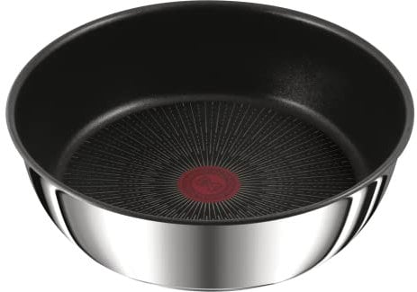 Tefal Ingenio Sauteuse 24 cm, Induction, Revêtement antiadhésif, Acier inoxydable, Gain de place, Indicateur de température, Fabriqué en France, Preference L9733502