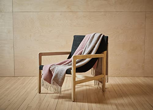 Tweedmill Lifestyle Dartmoor Throw - Sunken Pink - 150cm x 183cm - 100% New Pure Wool Made in Wales