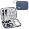 Woodland Cable Bag and Cable Organiser Bag is a Travel Essentials Electronics Travel Organizer for Chargers, Cables, USB Drive, SD Card, Power Bank and Hard Disk with Handle (Navy)