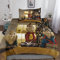 BARDYS Alvin and The Chipmunks Bettwäsche Bettbezug, Bettwäsche Set, Bettbezüge Mit Reißverschluss Und Bettdeckenbezug Kissenbezüge Single（135x200cm）