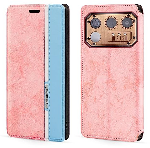 Shantime Für IIIF150 Raptor Hülle, Mode Mehrfarbig Magnetverschluss Leder Flip Case Cover mit Kartenhalter für IIIF150 Raptor (17,3 cm)