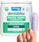 Vetnique Dentabliss - Dog Teeth Cleaning Finger Mitt Dental Wipe - Dog Plaque and Tartar Prevention with Brushing Beads - Convenient Dog Teeth Wipes with Peppermint, Dog Breath Freshener 50ct