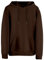 Cotton Prime Bequemer und Stilvoller Unisex Kaputzenpullover Hoody Sweatshirt für Damen und Herren, Braun, Gr. XL