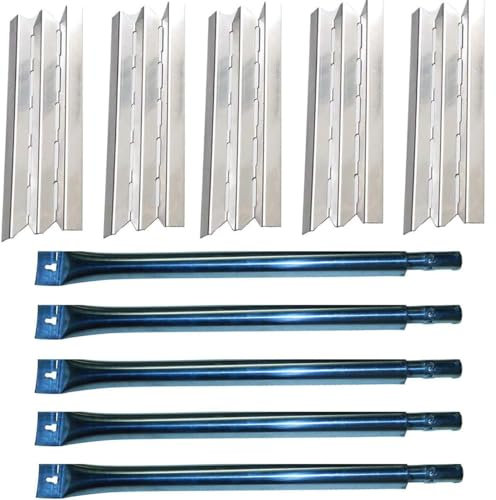 Votenli S9602A Heizplatten und Brenner-Ersatz für Broil King Baron 320, 340, 420, 440, 490, 540, 540, 590, 590, 590-S,9635-87, 9221-64, 9221-54, 9211, 5 Stück, 5 Stück -54, 90, 42211-57, 9211-64