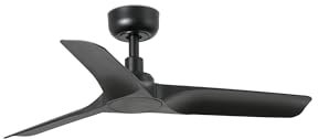 Faro HEY Piccolo ventilatore da soffitto DC nero a 6 velocità