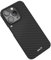 Mous for iPhone 15 Pro Max Case MagSafe Compatible - Super Thin Magnetic Phone Cover - Carbon Fibre Black