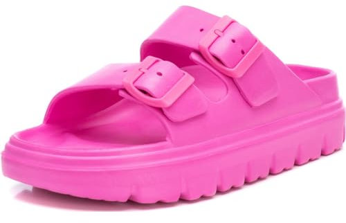XTI - Flip Flops Damen Fuchsia - Bequeme und vielseitige Schuhe - Casual Mode - Modell 14255005 (Größe 40)