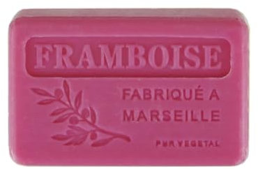 Savons de Provence Fabriqué à Marseille - Multi senteurs - enrichi beurre de karité BIO (Framboise)
