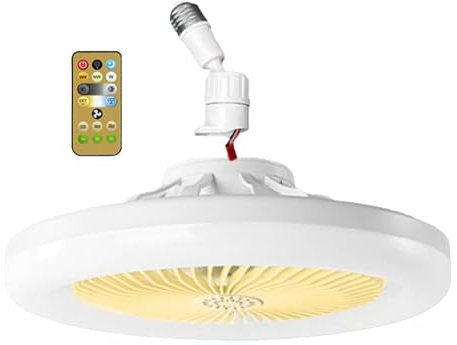 GEDOX Light Up Ceiling Fan | Adjustable Speed Ceiling Fan | Remote Controlled Ceiling Fan | Dimmable Ceiling Fans with Lights and Remote | 3 Wind Speeds Fan Lights Ceiling Fixtures | for Quiet Motor