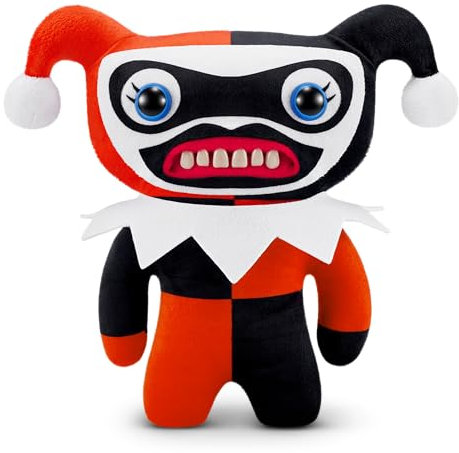 Fuggler x DC 23 cm von ZURU, Lustiges Hässliches Monster, Superheld-Plüschtier für Kinder und Erwachsene (Harley Quinn)