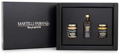 Confezione Regalo Tartufo MILANO - Cesti Natalizi Pasquali a base di Tartufo - Prodotti Tipici Artigianali - Idea Pacco Gastronomico Natale Pasqua - Truffle Gift Idea - Martelli Fabiano Tartufi