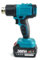 Caossuixin Cordless Heat Gun with 2 * 21V Batteries, Rechargeable Heat Gun for with 3 Nozzles, Maximum 120 Degrees Fahrenheit (550 Degrees Celsius) for Welding, Bending Pipes, Colour Removal
