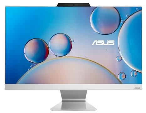 ASUS A3402WBA-WS503T 2024 AIO Écran tactile FHD 23,8 | Intel i5-1235U 10 cœurs Intel Iris Xe Graphics | 64 Go DDR4 4 To SSD | Bluetooth 5.3 | Windows 10 Pro | Blanc