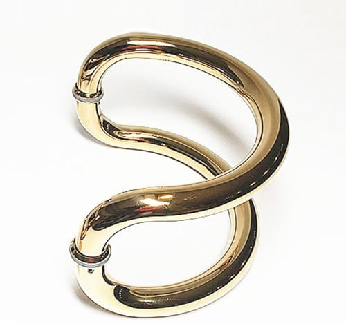 ACRaBoss Maniglia per Porta Interna Ed Esterna Del Fienile, Maniglia Moderna per Porta in Vetro in Acciaio Inossidabile a Forma Di C, Maniglia Commerciale per Porte Del Bagno/Ingresso/D