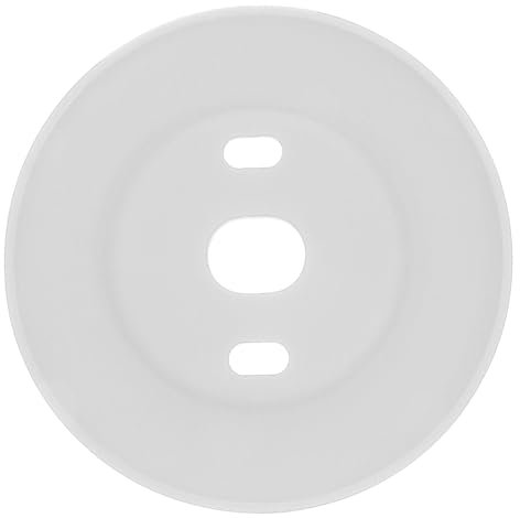 BAZEITFLOW Placa de Montaje Redonda para Termostato Compatible con Nest Diseño Elegante y Simple Instalación Cubre Imperfecciones Color Blanco