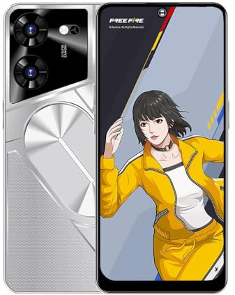 MTGud 4G Smartphone Without Contract, 4GB RAM + 32GB ROM/256GB, 6.56 Inch HD Screen, 5000 mAh Android Mobile Phone, 13MP Camera, Dual 4G SIM/Face ID Unlock/OTG (Povo5pro-White)