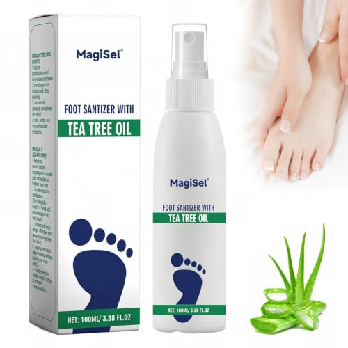 Spray de soin des pieds, Deodorante Piedi Antiodore Spray, Deodorante Per Scarpe Elimina Odore, Elimina i funghi il cattivo odore, Cura professionale, Protezione 24h contro, Per Uomini E Donne 100ML