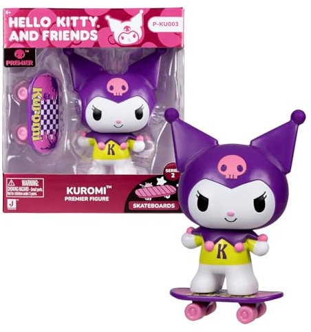 Hello Kitty, 1 Figurina, 10 cm, Modelo Kuromi, para niños Desde 6 años, HKT08Z2