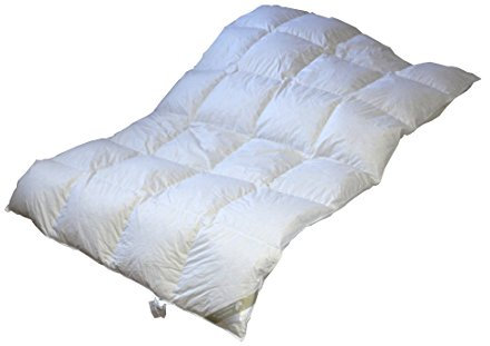 Betten Hofmann 8 cm Hochsteg Daunenbett Kassette 4x6 155x220 cm, 1450g, Winter-Daunendecke, Winterbett, extra warme Bettdecke, Naturprodukt