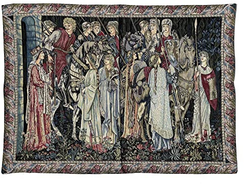 Lnxp Wandteppich Italy Gobelin Sandro Botticelli Frühling La Primavera Arazzo 90x68cm Wandbild Wanddeko Retro Replikate