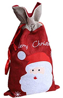 STOBOK Nikolaussäckchen Weihnachten Säckchen Geschenkbeutel Geschenksäckchen Weihnachtsdeko Süßigkeiten Beutel zum Befüllen (Weihnachtsmann)