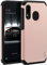 BEZ® Coque Samsung Galaxy A20e, Housse Etui pour Samsung Galaxy A20e Antichoc Survivor Double Protection Resistante, Or Rose