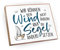 - Kühlschrankmagnet mit Spruch | Handmade aus Buchenholz als tolle Geschenkidee | (Wir können den Wind Nicht ändern, Aber die Segel Anders setzen)