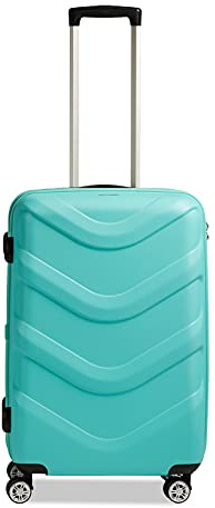 STRATIC Arrow 2 Hartschalen-Koffer Trolley Reisekoffer Rollkoffer 4 Rollen TSA-Zahlenschloss, Größe M, Türkis