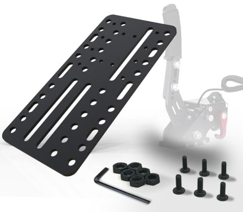 Für Rennspiel G25/27/29 T500 Windows14 Bit PC USB Spiel Handbremse Sim-Karte,Logitech G29, G920 Thrustmaster TH8A Shifter,universelle Halterungsplatte Schreibtisch/Stuhl