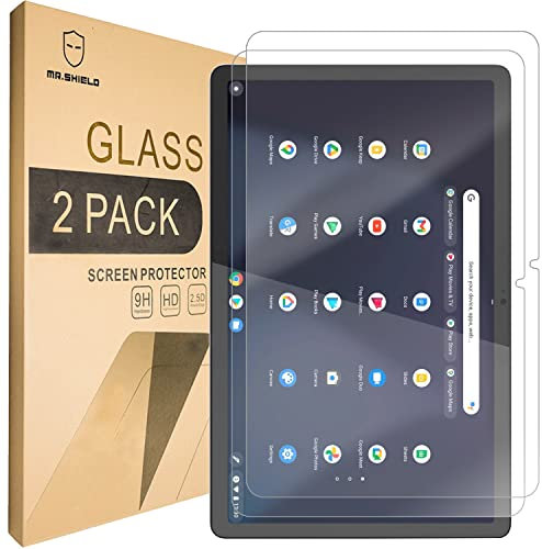 Mr.Shield Protector de Pantalla para Lenovo Chromebook Duet 3 (11 ) Cristal Vidrio Templado [2 Piezas] [9H Dureza] Anti-Arañazos