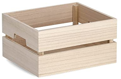 Zeller 15179 Allzweckkiste, Holz, ca. 28 x 24 x 14,5 cm
