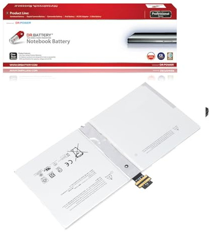 DR. BATTERY G3HTA027H DYNR01 Battery Compatible with Microsoft Surface Pro 4 1724 12.3 inch Tablet Series G3HTA026H G3HTA027H [7.5V]