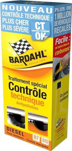 Traitement spécial contrôle technique diesel BARDAHL 350ml