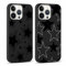 Yoedge 2 Stück Handyhülle für iPhone 13 Pro Hülle 6,1, Stern Muster Design Frauen Mädchen Aesthetic Kawaii Motiv Handyhülle Dünn Weich Schwarz Silikon Slim TPU Stoßfest Schutzhülle für iPhone 13 Pro