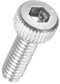 Kozelo 100 Stück Zylinderkopfschrauben - [M2-0.4 x 6mm] 304 Edelstahl Vollgewinde Innensechskant Antrieb für Elektromotor 3D-Druck Lüfter Motorenaustausch, Silber