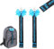 Grevosea 2 Stück cheerleader Schlüsselanhänger Pin Me Schlüsselanhänger Cheer Pin Halter für Rucksack Glitzernder Cheerleader Cheer Keychain mit Strass(Blau)