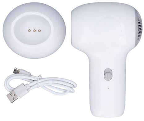 Secador de pelo inalámbrico Mtlavishness para bebés, seguro, suave, silencioso, portátil, para bebés y niños pequeños, para usar en la cuna, el baño, el cambio de pañales, 2 (Gris blanco)