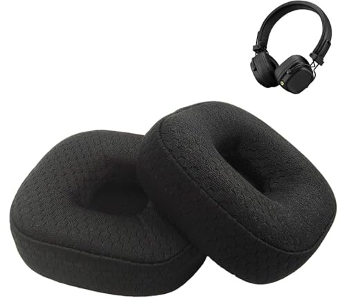 1 Paar Ohrpolster Für Marshall Major III et IV, Memory Foam Schwarzes Netz-Ohrpolster, Ersatz Ohrpolster Für Marshall Major 3 et 4 Kabelgebundene/Kabellose Bluetooth-On-Ear-Kopfhörer