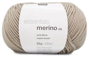 Rico Essentials Merino Double Knitting - Sand 50